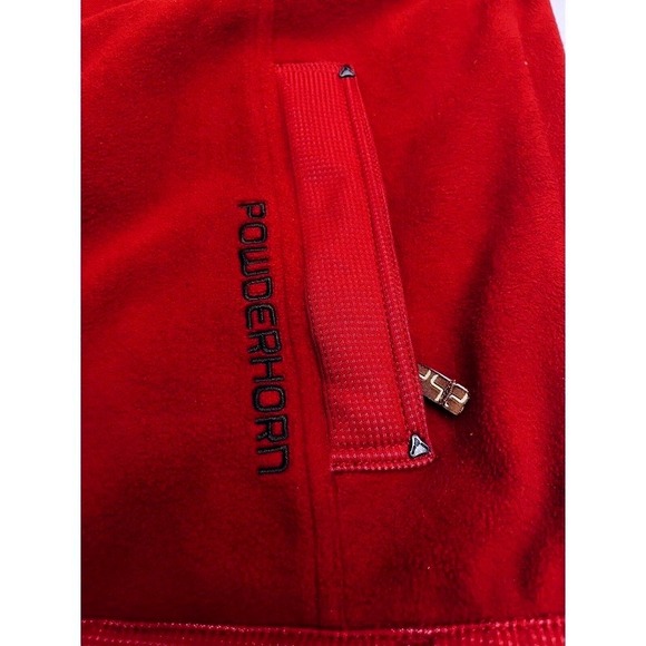 POWDERHORN Ski Snowboard Mustang eVent Windproof Fabric Fleece Jacket Medium VTG - Picture 5 of 11